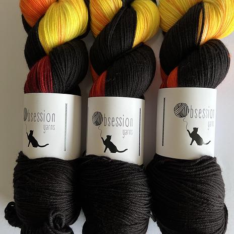 Obsession Yarns 4ply - The floor is Lava