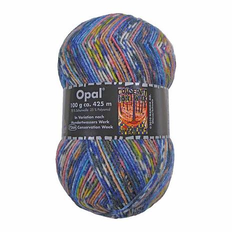 Opal Sock Yarn -  Hundertwassers werk -colour 3201
