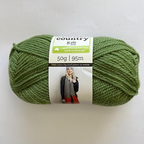 Cleckheaton Country 8ply - 2374 Green Eyes