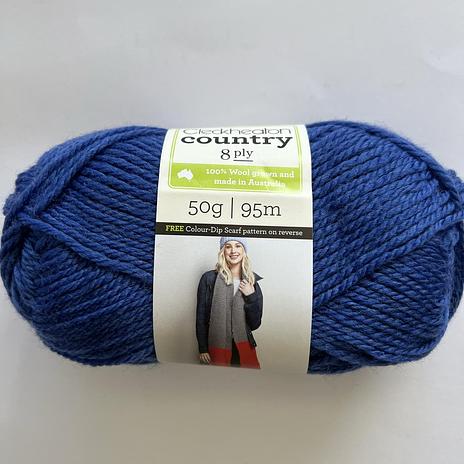 Cleckheaton Country 8ply - 2389 Sailboat Blue