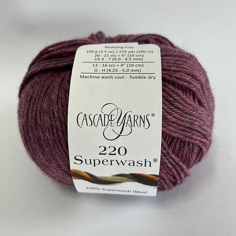 220 Superwash - 361 Razzleberry Heather