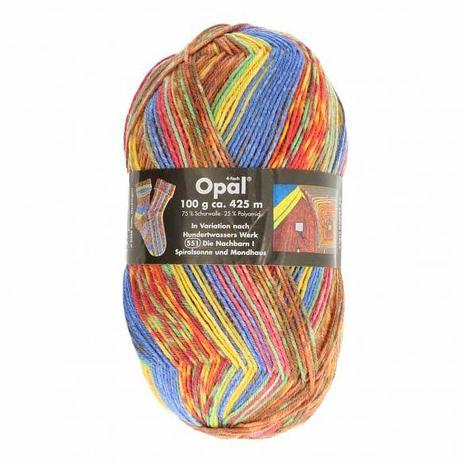 Opal Sock Yarn -  Hundertwassers werk -colour 2100