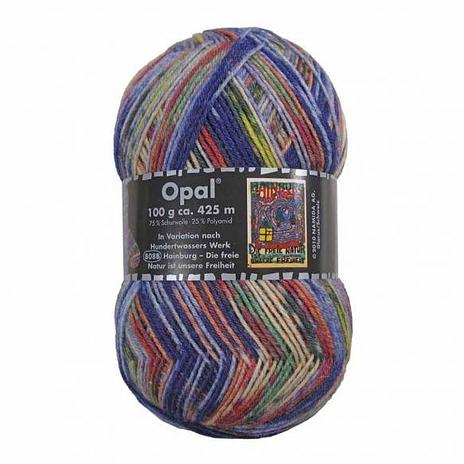 Opal Sock Yarn -  Hundertwassers werk -colour 3204