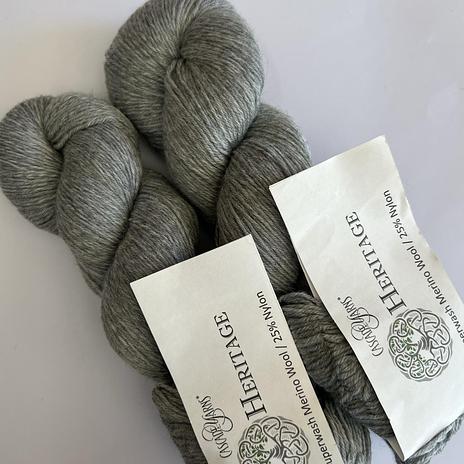 Heritage Sock Yarn - 5742 Silver Grey
