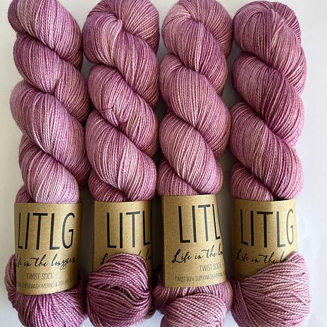 Life in the Long Grass (LITLG) Twist sock - Rouge