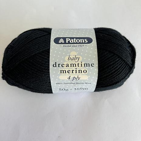 Dreamtime Merino 4ply - 4969 Black
