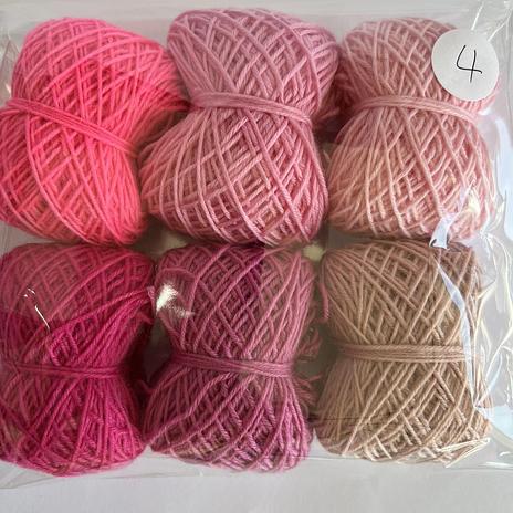 4ply Scrappy Pack - 6 x 20g - Pack 4