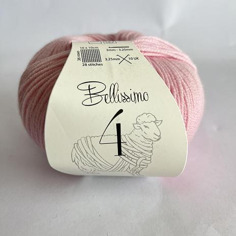 Bellissimo 4ply extra fine merino - 427 Lolly Pink