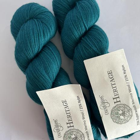 Heritage Sock Yarn - 5655 Como Blue