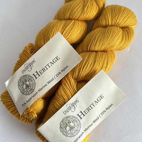 Heritage Sock Yarn - 5752 Golden Yellow