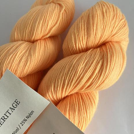 Heritage Sock Yarn - 5773 Highlighter Orange